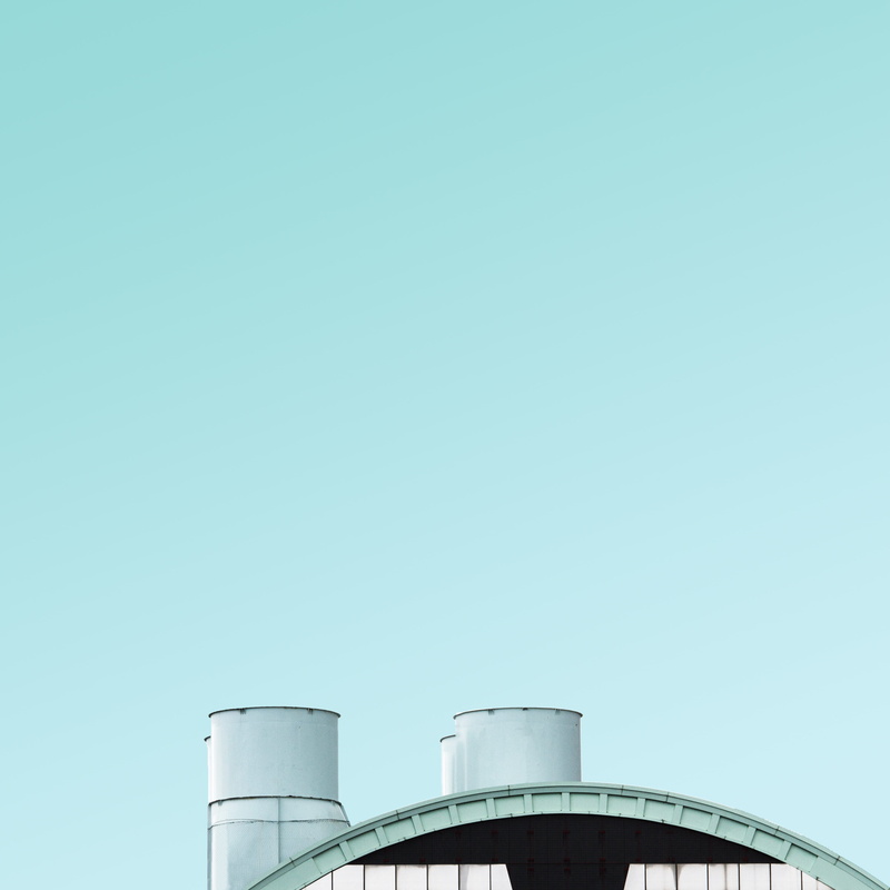 outdoors, urban, chimney, modern, facade, rooftop, business, pollution, sky, industry, no people, copy space, clear sky, storage tank, architecture, city