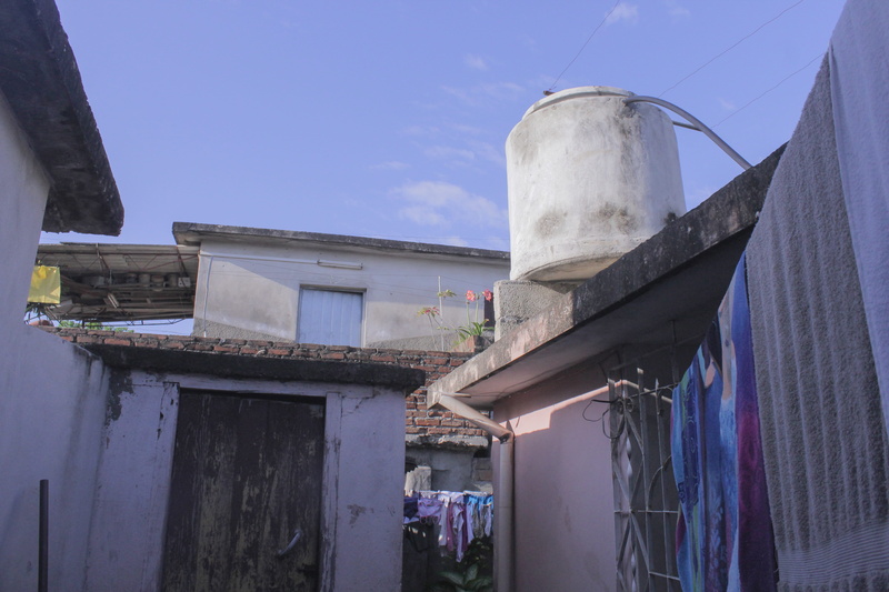laundry, tin, no people, bunker, sky, cloud - sky, cuba, water tower, demolition, outdoors, abandoned, slum, sunlight, window, built structure, cylinder