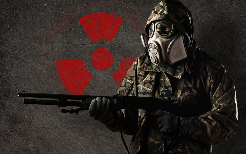 gas, digital, one person, shotgun, Gas Mask, Mask, clothing, armed forces, aiming, Military, aggression, army soldier, protection, man, obscured face, security