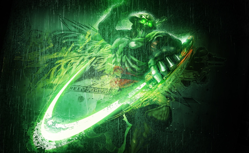 people, 2K, standing, Street Fighter, males, green color, two people, tekken, men, art and craft, tree, adult, positive emotion, fighter, street, night