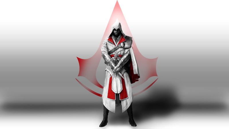 mask - disguise, white background, disguise, 1080P, real people, obscured face, red, unrecognizable person, Desmond miles, representation, clothing, Hood