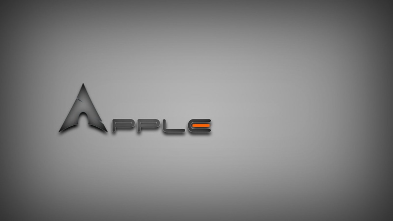 gray, indoors, copy space, arrow symbol, wall - building feature, Apple Inc., communication, selective coloring, table, capital letter, architecture, close-up