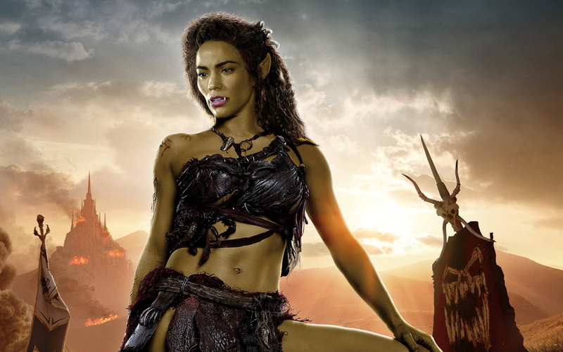 clothing, sunset, adult, cloud - sky, three quarter length, hairstyle, 1080P, one person, movies, front view, warcraft, sky, beautiful woman, nature, beauty