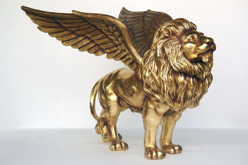 Lion, Statue, Man Made, 720P