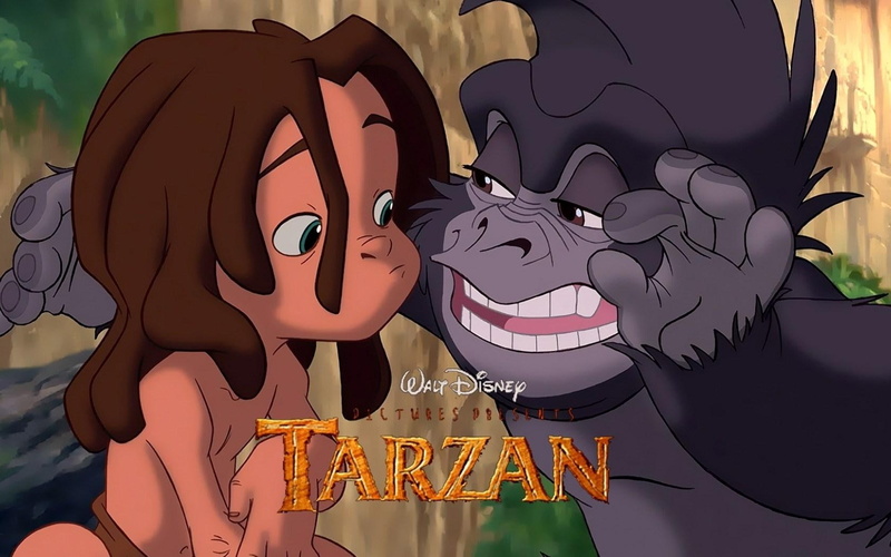 720P, monkey, cartoon, tarzan