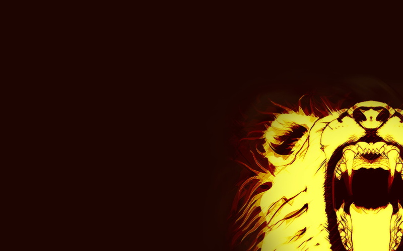 indoors, 1080P, no people, backgrounds, close-up, Leo, yellow, lion - Feline, mane, illustration, Abstraction, lion, wildlife, studio shot, animal, black background