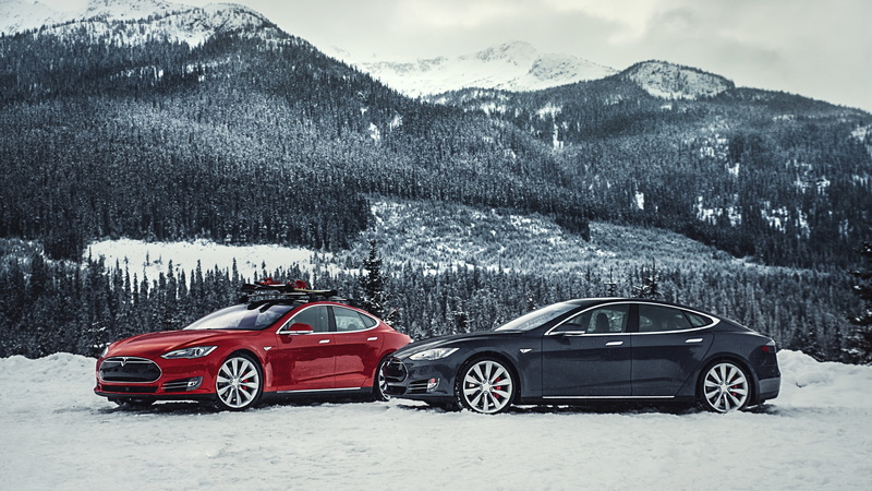 suv, Quickest Electric Cars, 4K, Tesla model S P85D, red, sport cars, electric cars, black
