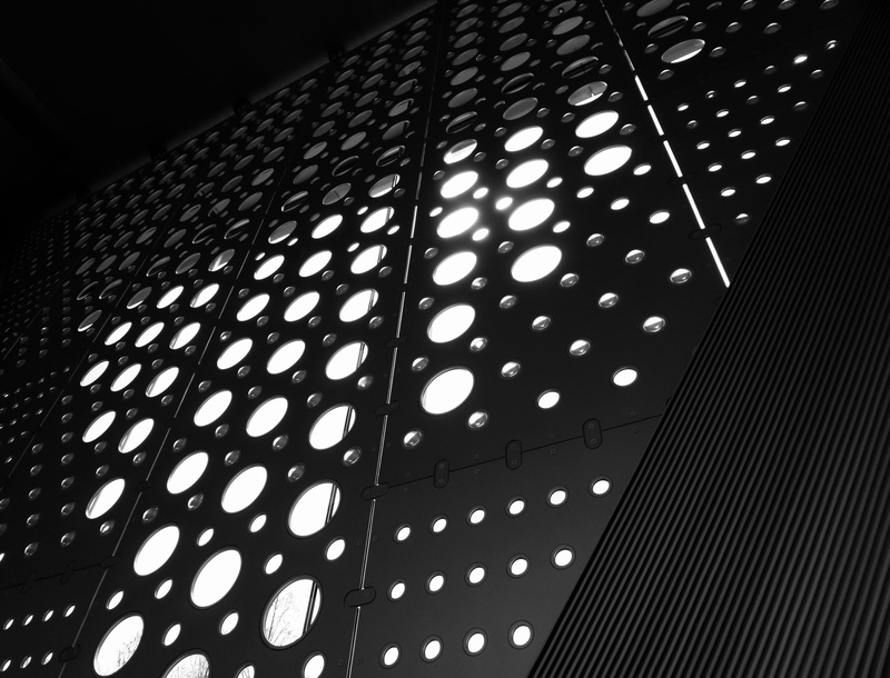 geometric shape, interior, computer keyboard, texture, computer, glowing, circles, 4K, hardware, architecture and art, pattern, repetition, modern, electronics