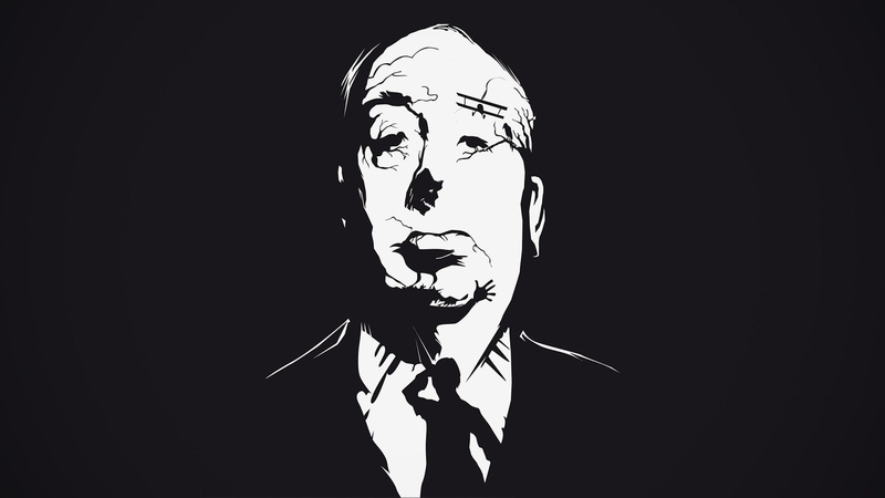 1080P, minimalism, Alfred Hitchcock