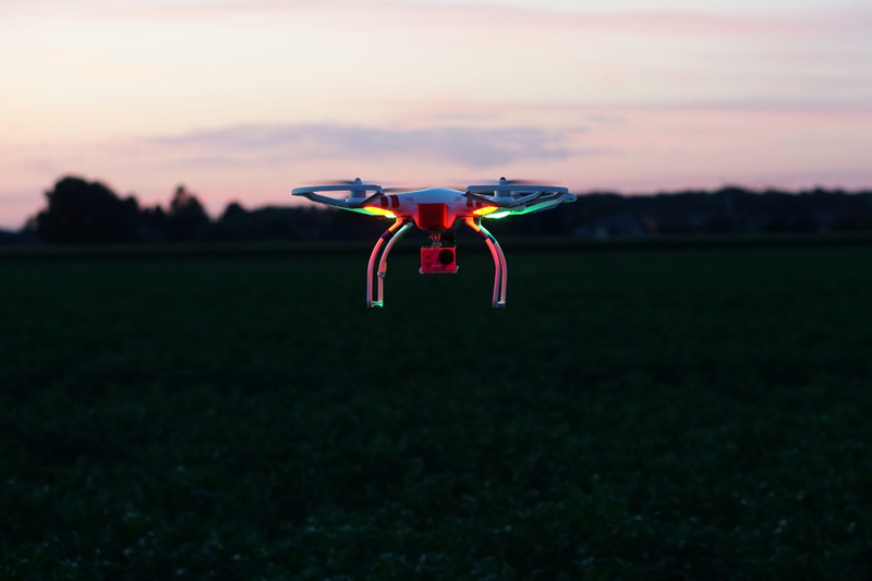 fun, landscape, in the, 5K, outdoors, transportation, mode of transportation, mid-air, sunset, wheat, clouds, dji, agriculture, flight, quadrocopter, plant