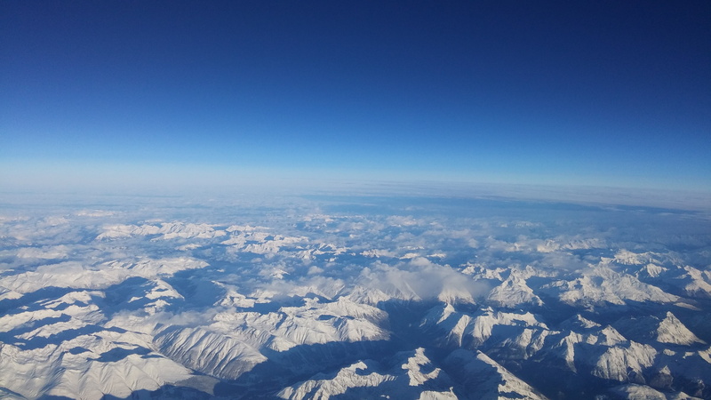 s, cloudscape, no people, nature, winter, high Angle View, flight, transport, clouds, airplane, snow, clear sky, copy space, sky, scenics, scenics - nature