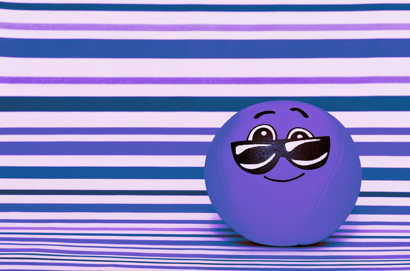 event, 2K, Purple, cute, tablecloth, safety, Smiley, two objects, design, sweet, indoors, ball, backgrounds, fabric, Cool, celebration, close-up, striped