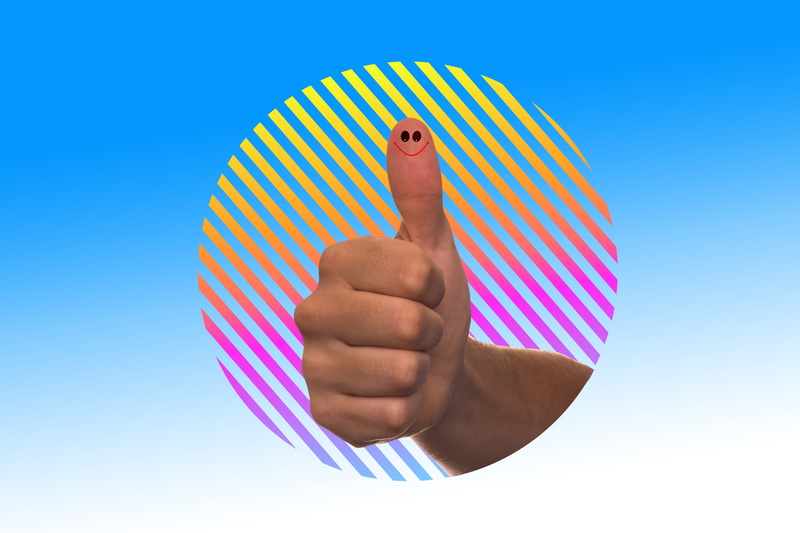 course, quality, sovereign, innovative, faust, friendly, close-up, cheerful, blue, body part, fan, successful, one person, real people, joy, success, hand
