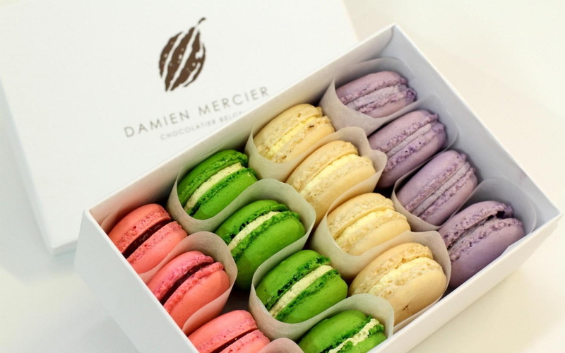 box, food, sweets, mercier, 720P, macaroon, damien, burger