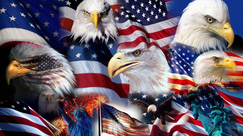 hd, eagles, mobile, phones, american, statue, liberty, tablet, bald, laptop, flag, symbols, 2K