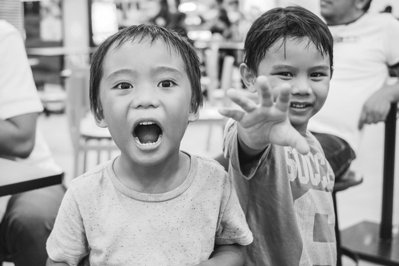 innocence, emotion, mouth open, men, sister, cagayan de oro, outdoors, child, looking at camera, lifestyles, front view, childhood, portrait, boys, headshot