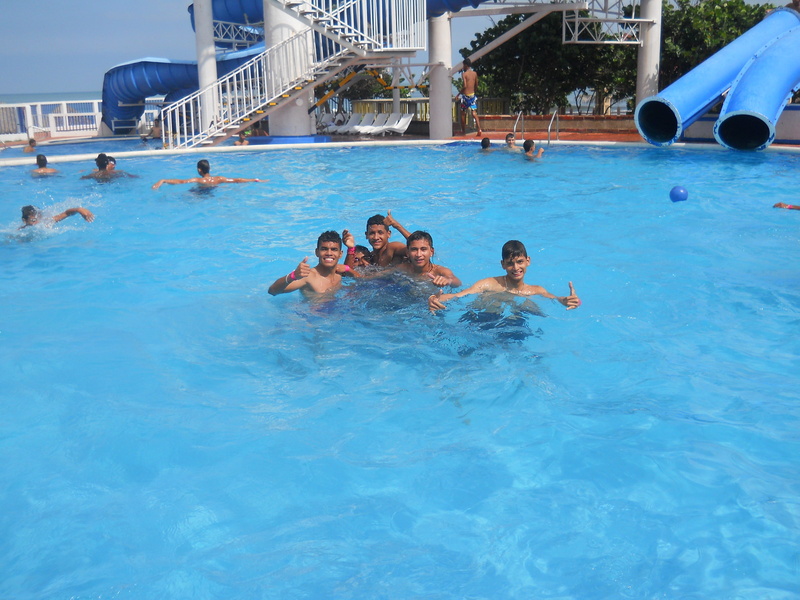 men, Fun, males, leisure activity, group of people, people, blue, Pool, women, Walk, lifestyles, nature, real people, medium group of people, boys, young
