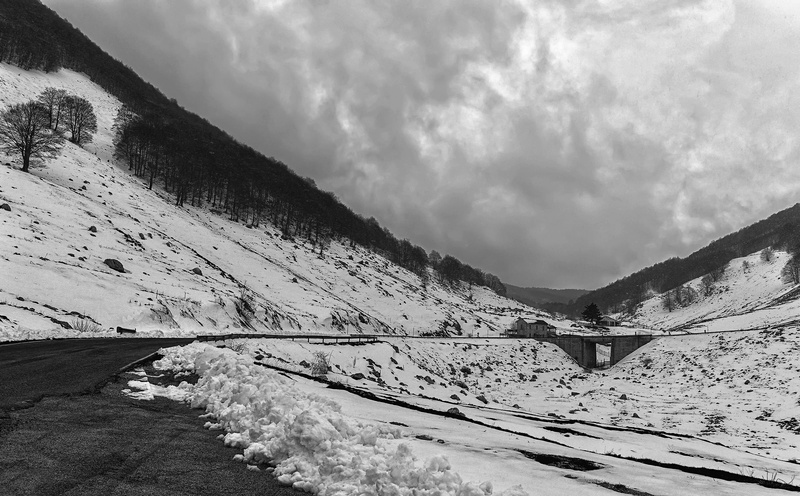castrocielo, national park, scenics - nature, white, italy, snow, cold, mountains, no people, abruzzo, lazio, day, snowcapped mountain, sky, non-urban scene