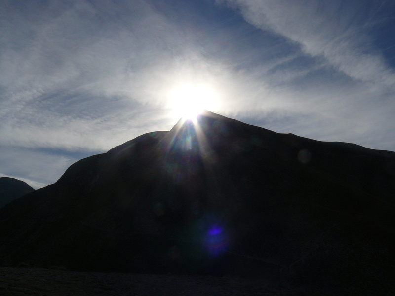 tranquil scene, outdoors, no people, mountain peak, scenics - nature, sibillini, 2K, sunbeam, idyllic, beauty in nature, Sunset, silhouette, solar flare