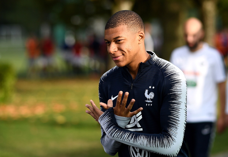 French, Kylian Mbappé, 4K, Soccer