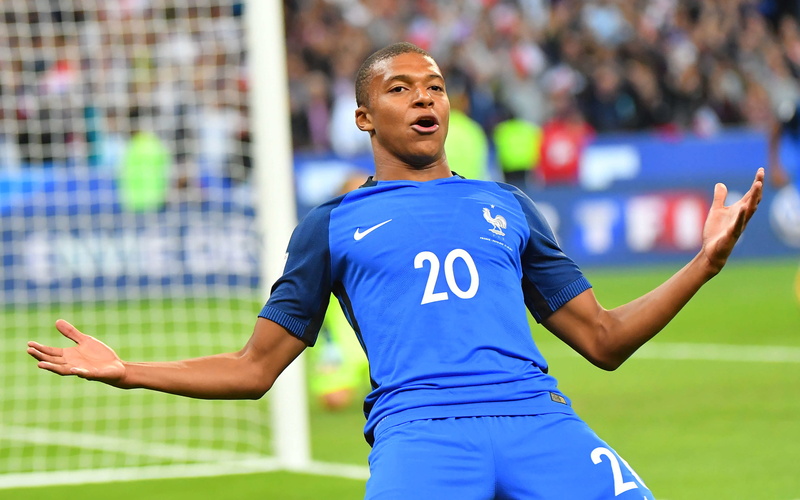 Soccer, Kylian Mbappé, 4K, French