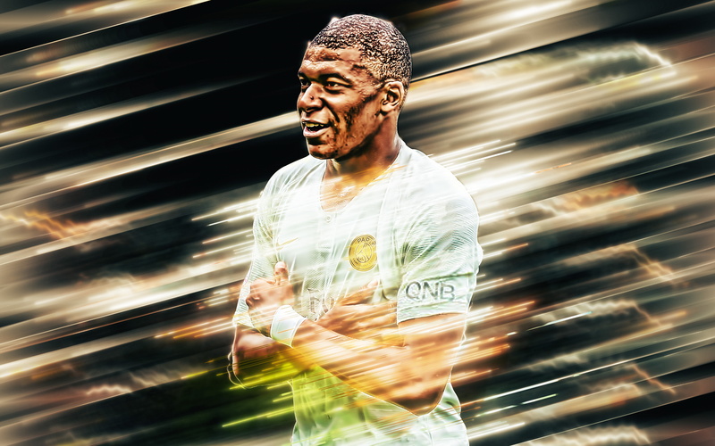 4K, French, Kylian Mbappé, Soccer, Paris Saint-Germain F.C.
