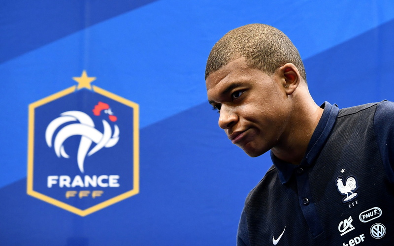 Soccer, Kylian Mbappé, 4K, French
