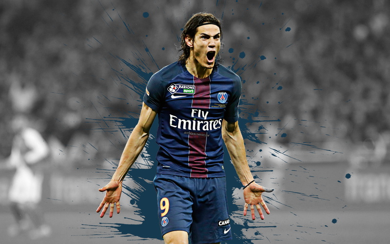 Paris Saint-Germain F.C., Edinson Cavani, Soccer, 4K, Sports