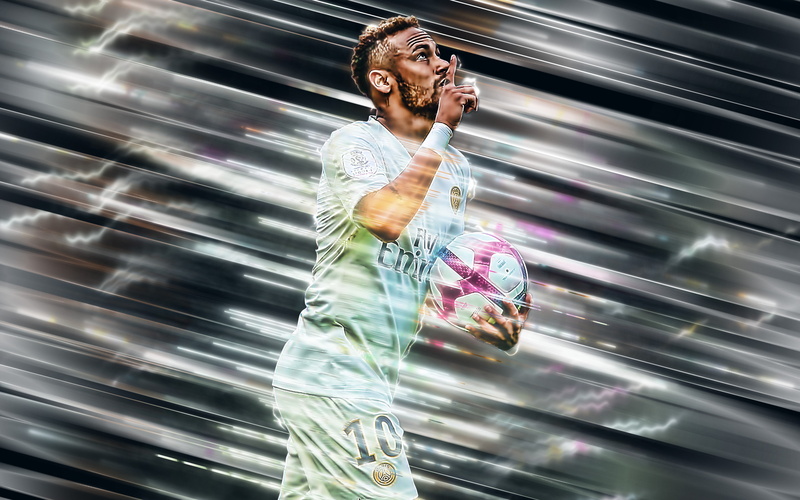 Brazilian, Paris Saint-Germain F.C., Soccer, 4K, Neymar