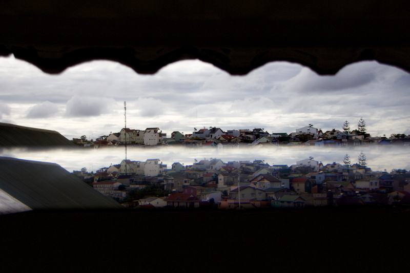 asia, the past, built structure, nature, rooftop, townscape, cityscape, city, architecture, no people, dalat, water, building, high angle view, outdoors
