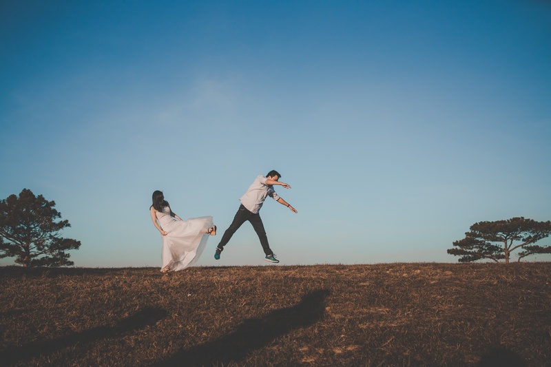 day, young adult, people, adult, sunlight, 5K, two people, dalat, men, april, clear sky, young women, sky, hill thien phuc, women, leisure activity, couple - relationship