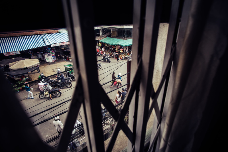 gate, window, streets, travel, architecture, frame, day, indoors, building, selective focus, transparent, no people, transportation, asian, sony, built structure