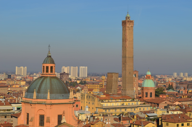 sky, dome, bologna, urban Skyline, outdoors, travel, cityscape, italy, europe, 4K, city, tower, no people, place of worship, building exterior, religion