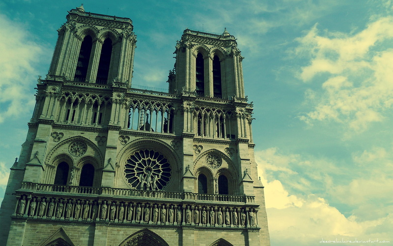 place of worship, low angle view, gray, spirituality, notre dame de paris, urban Scene, ancient, the past, concrete, cultures, travel destinations, built Structure