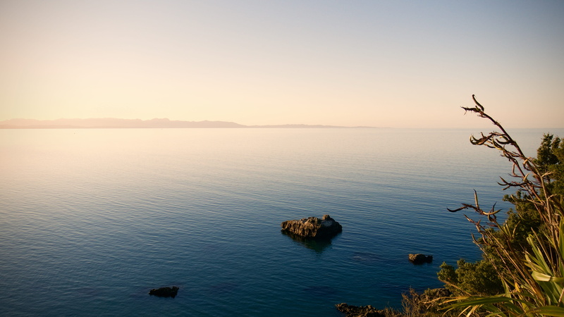 tranquil scene, abel tasman, no people, lake, raw, beauty in nature, last light, south island, solid, salt water, 4K, new zealand, ocean, ripples, sunset