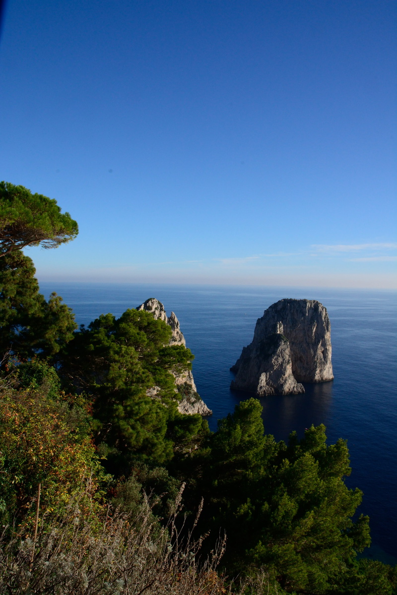 nature, bay, plant, capri, coast, sky, beach, high angle view, 5K, beauty in nature, idyllic, water, shore, horizon over water, no people, tree, land