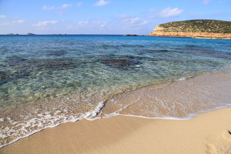 water, sky, wave, motion, beach, outdoors, no people, horizon over water, horizon, 5K, day, scenics - nature, eivissa, tranquility, land, beauty in nature
