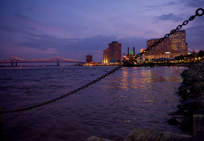 water, no people, city, sky, urban, skyscraper, sea, office building exterior, nature, outdoors, reflections, reflection, clouds, buildings, louisiana