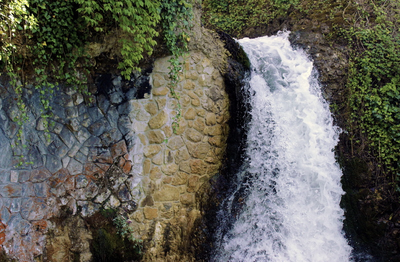 switzerland, rock, long exposure, small waterfall, power in nature, scenics - nature, falling water, tree, bach, land, day, motion, nature, outdoors, water