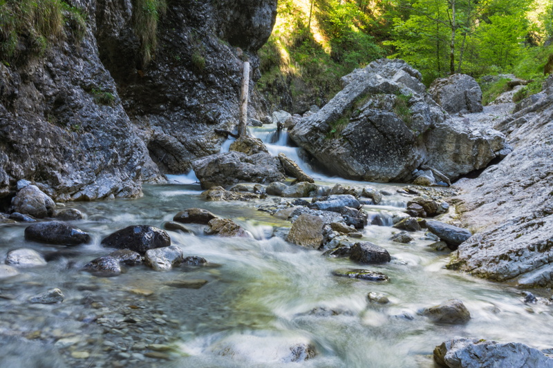 clear, day, rock, solid, long exposure, source, stream - flowing water, beauty in nature, blurred motion, 5K, Bach, landscape, idyllic, nature, rock - object