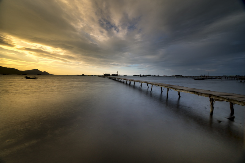 scenics - nature, water, outdoor, bridge, 8K, pier, sea, the waves, natural, nature, the beach, sky, tranquility, clouds, sand, the sea, land, the boat