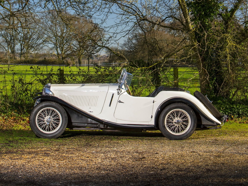 tourer, m g, 1080P, 1935, n b, bertelli, retro, magnette, mgnb