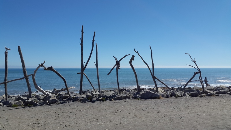sand, tranquil scene, sunny, nature, landscape, sea, clear sky, coastline, sky, beach, 2K, water, new zealand, natural, nz, sun, south, ocean, land, tranquility