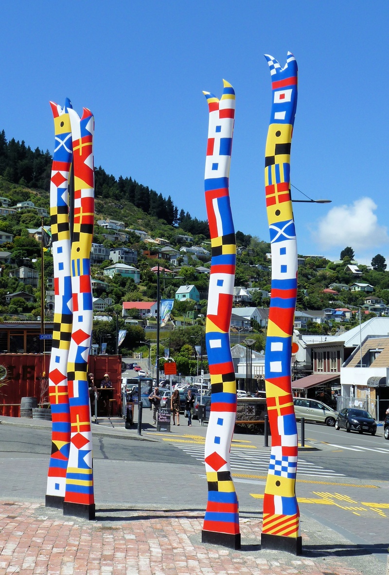zealand, kiwi, south, island, nature, harbour, blue, architecture, mountain, clouds, sky, city, road, sculpture, modern art, new zealand, day, symbol, harbor