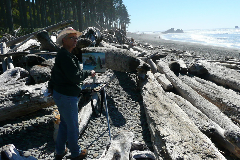 washington, landscape, solid, standing, ruby beach, sky, beach, full length, one person, casual clothing, nature, rock, usa, real people, pacific, sunlight