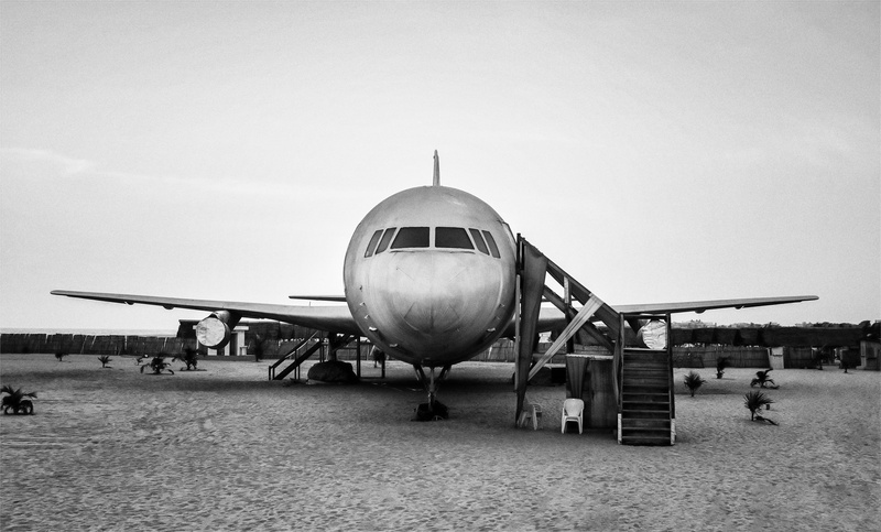 4K, airport, transportation, architecture, public transportation, built structure, cotonou, airport terminal, air vehicle, benin, runway, airplane, clear sky
