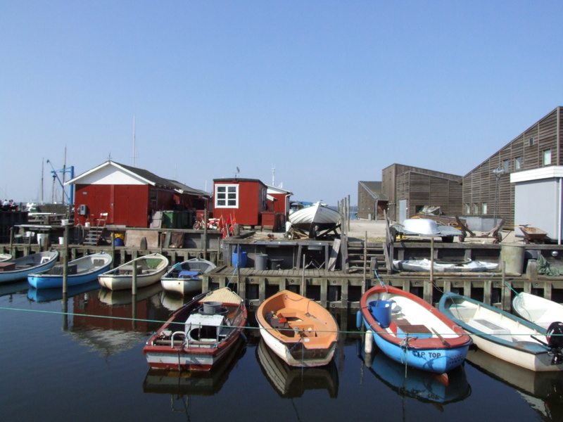 denmark, holidays, harbor, blue, clear sky, port, transportation, outdoors, copy space, mode of transportation, architecture, moored, sky, viking, roskilde