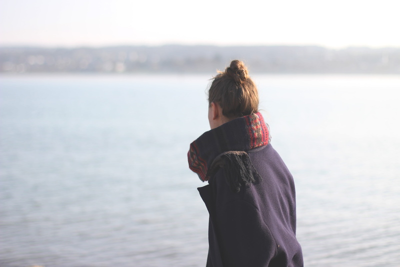 water, togetherness, lake constance, rear view, adult, girl, woman, beauty in nature, konstanz, casual clothing, looking at view, two people, people, real people
