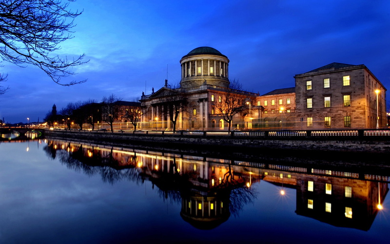 Night, 1080P, Ireland, Scene, Urban, Riparian