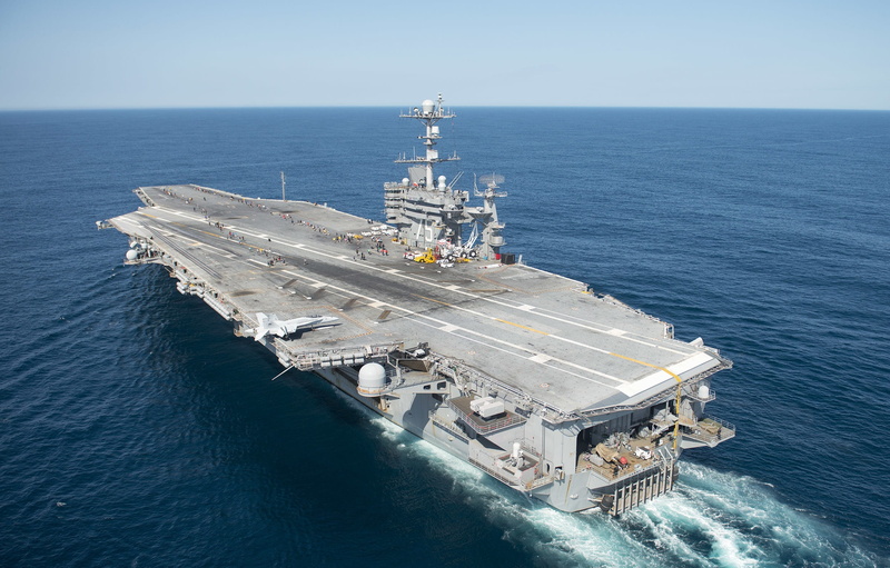 freight transportation, nautical vessel, united states, nature, uss harry s, no people, shipping, aerial, military, industry, outdoors, navy, blue, high angle view